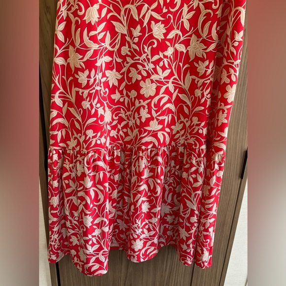 Susan Gravel Womens Elastic Waist Reddish Long Skirt Size SP - Picture 2 of 9